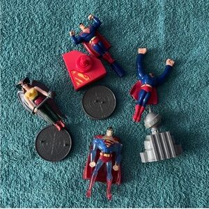 Y2K Superman Themed Fast Food Toys Bundle